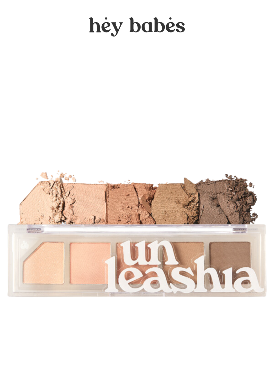 Палетка теней для век в ванильных оттенках UNLEASHIA Mood Shower Eye Palette #1 Vanilla Shower