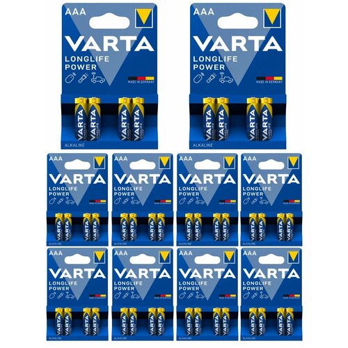 Батарейки VARTA LongLife Power AAA мизинчиковые 40 шт бат varta longlife aaa 10шт