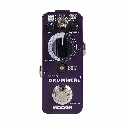 Mooer MDM2 Micro Drummer II Digital Drum Machine mooer micro drummer мини драм машина метроном