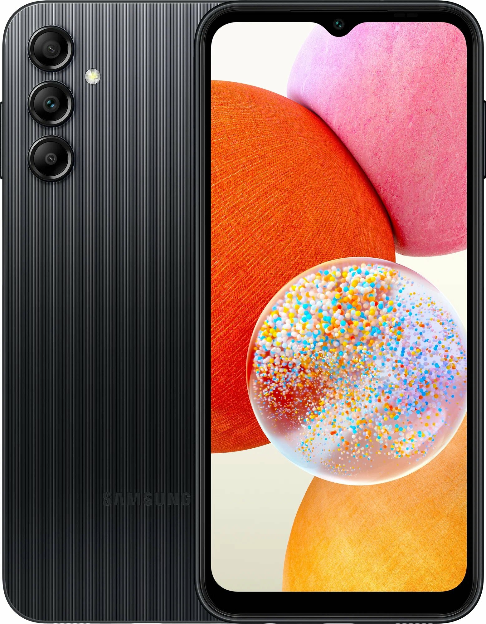 Смартфон Samsung Galaxy A14 4/128 ГБ Dual nano SIM черный