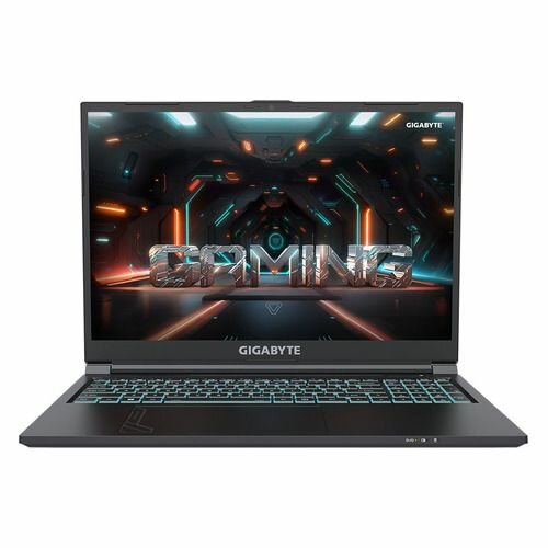 Ноутбук игровой GIGABYTE G6 KF-H3KZ854SH, 16", 2023, IPS, Intel Core i7 13620H 2.4ГГц, 10-ядерный, 16ГБ DDR5, 1ТБ SSD, NVIDIA GeForce RTX 4060 для ноутбуков - 8 ГБ, Windows 11 Home, черный