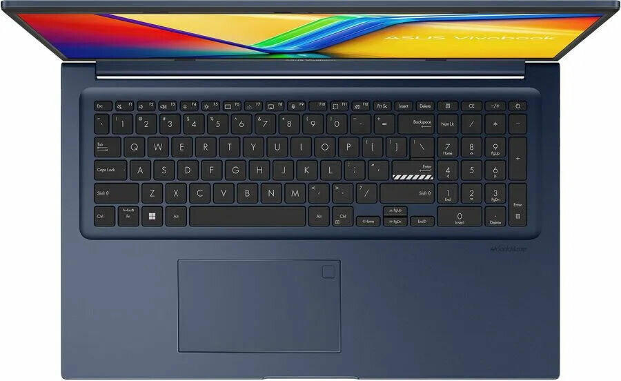 Ноутбук ASUS Vivobook 17 X1704ZA-AU341, 17.3" (1920x1080) IPS/Intel Pentium 8505/8ГБ DDR4/512ГБ SSD/UHD Graphics/Без ОС, синий (90NB10F2-M00DD0) — фото 1