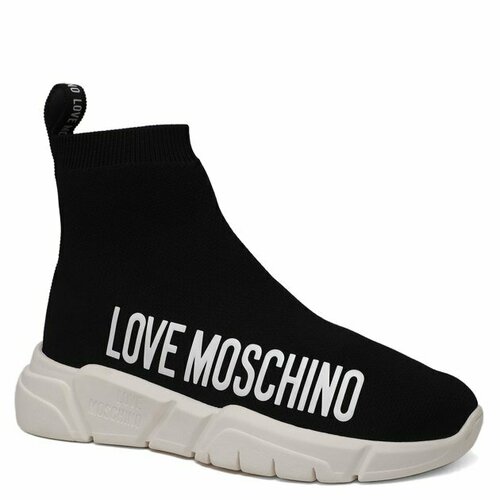 Кроссовки LOVE MOSCHINO, размер 36, черный кроссовки love moschino zapatillas blue multi coloured