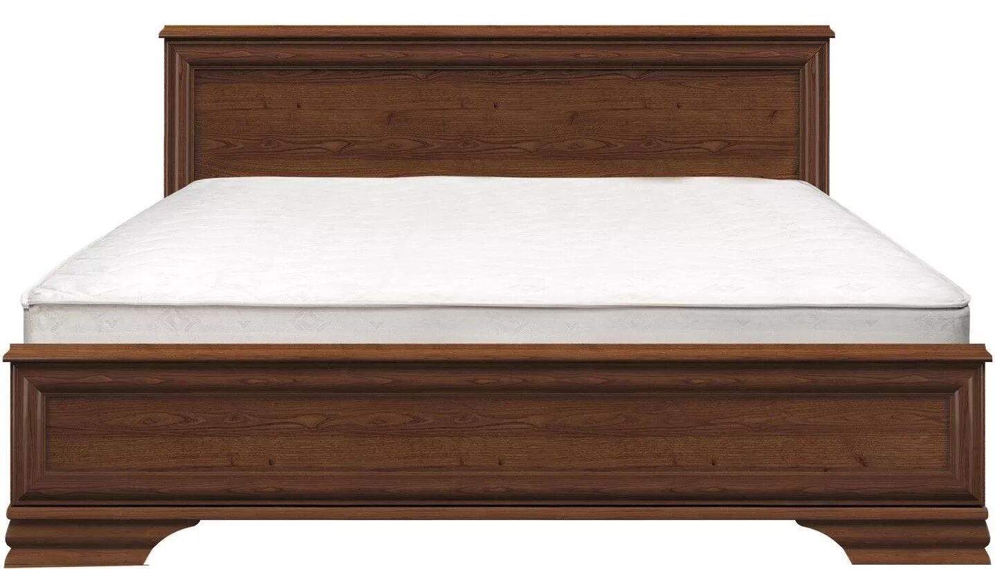 Двуспальная кровать БРВ мебель Кентаки S320-LOZ/160x200 каштан