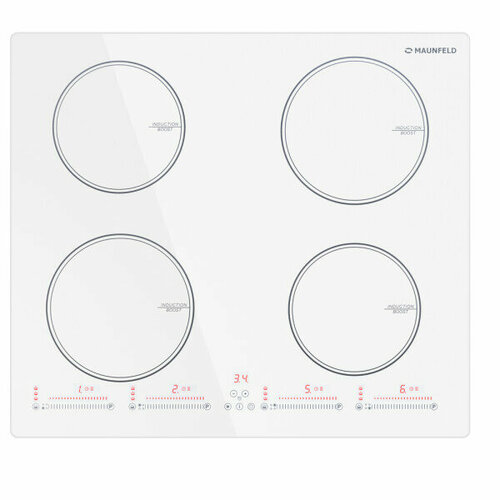 Встраиваемая индукционная варочная панель Maunfeld CVI594 S-WH 4626600₽
