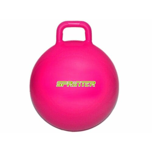 Мяч-прыгун с ручками SPRINTER d-50 см (малиновый)