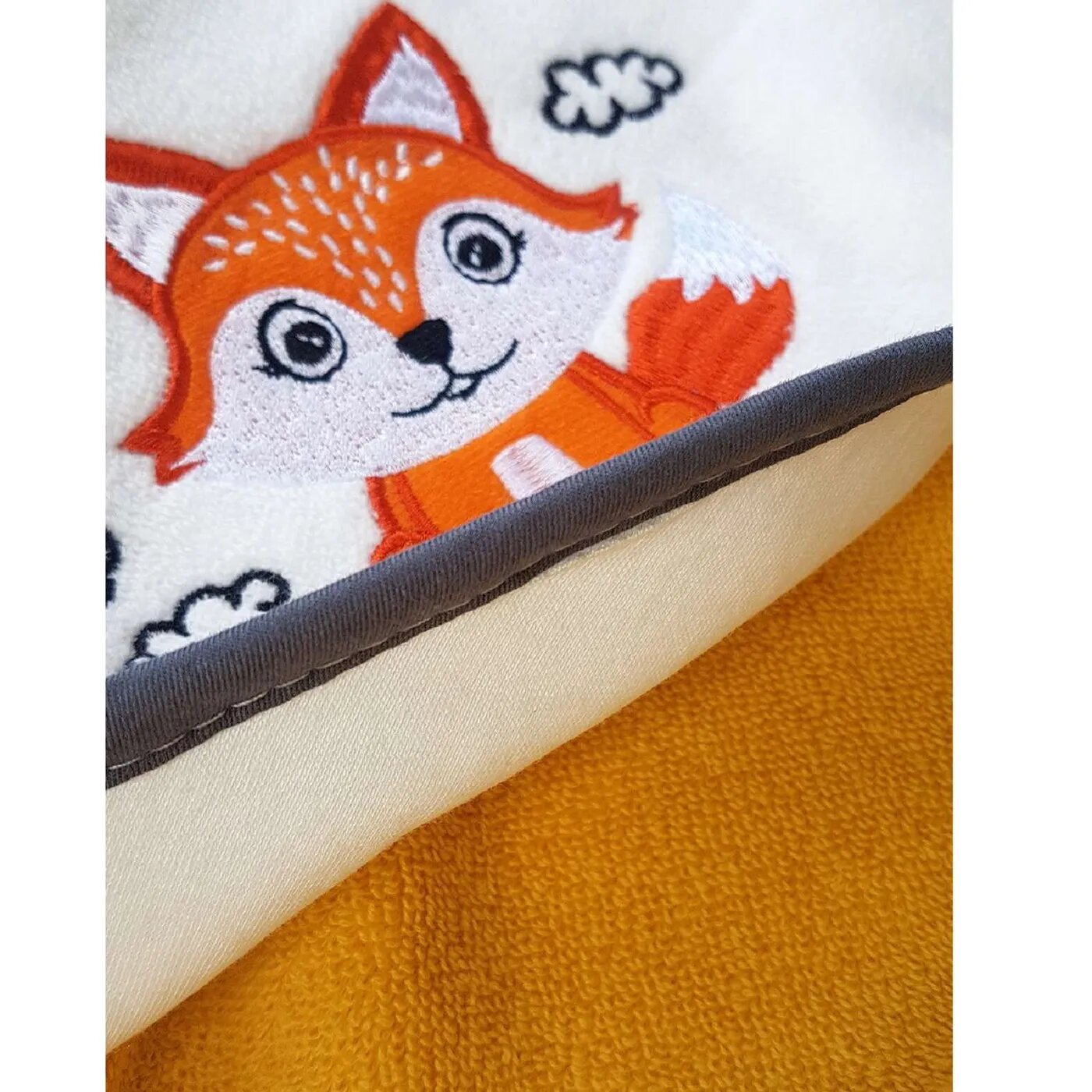 Полотенце с капюшоном Uviton Little Fox 90*90 см - фото №19