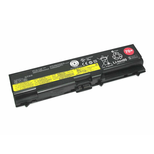 Аккумулятор для Lenovo T430 T530 L530 70+ (10.8V 4400mAh) OEM p/n: 45N1106, 45N1107, 45N1000 аккумуляторная батарея для ноутбука lenovo thinkpad t430 45n1005 48wh черная