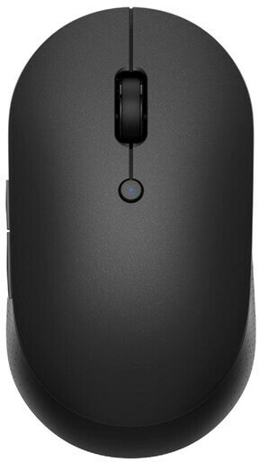 Мышь беспроводная Xiaomi Mi Dual Mode Silent Edition, 1300dpi, оптическая светодиодная, Wireless, Bluetooth, черный (HLK4041GL)