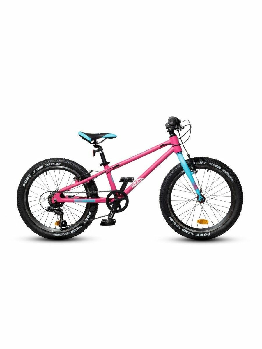 Велосипед подростковый HORST SIX 20" рама 10" 2023 года розово-бирюзовый