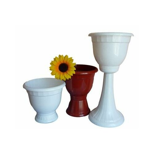 Кашпо 15л на высокой ноге Бриг 102 Бриг 1537₽