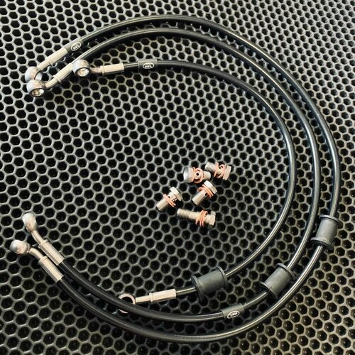 Kawasaki Z1000 2003-2006 Комплект армированных тормозных шлангов 17880₽