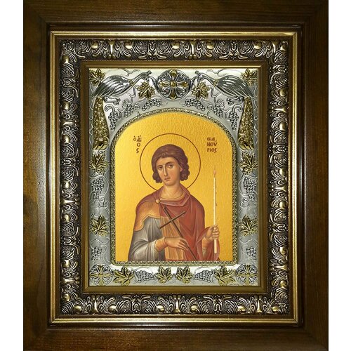 великомученик фанурий родосский икона на доске 8 10 см Икона Фанурий Родосский