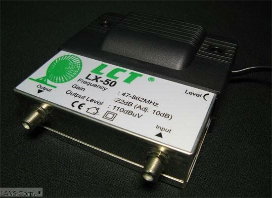 Усилитель Lans LX-50 тв усилитель эфирный и кабельный(DVB-T2/DVB-C)