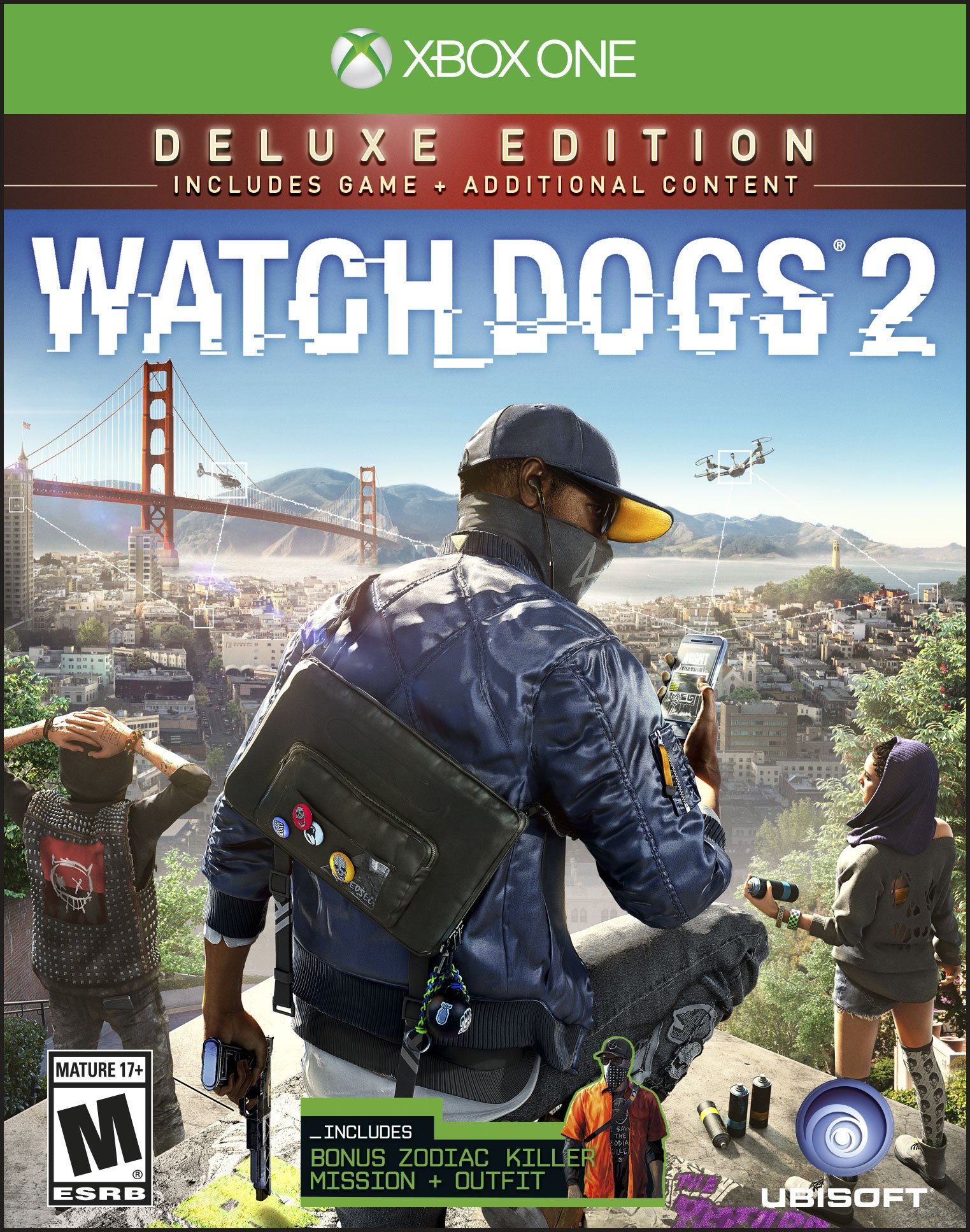 Игра Watch Dogs 2 Deluxe Edition, цифровой ключ для Xbox One/Series X|S, Русская озвучка, Аргентина