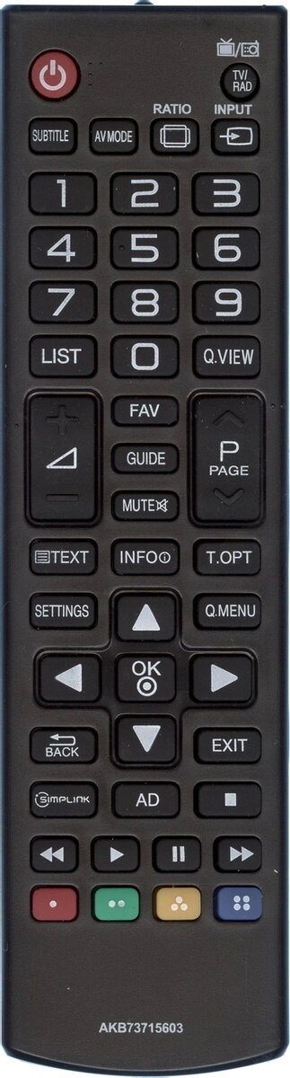 Пульт для телевизора LG AKB73715603