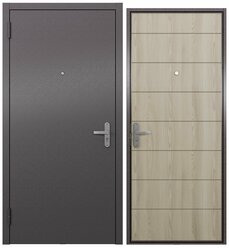 Дверь входная металлическая Unicorn для квартиры Terminal A 860х2050 левая, антивандальное покрытие, уплотнитель, замок 2-го класса, бежевый