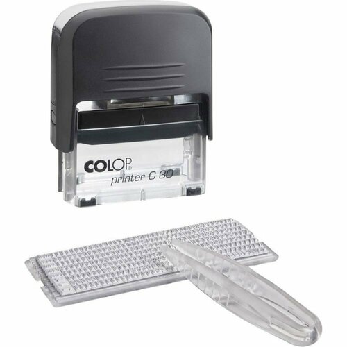 Самонаборный автоматический штамп Colop PRINTER С 30/1SET black штамп самонаборный 2 страницы printer