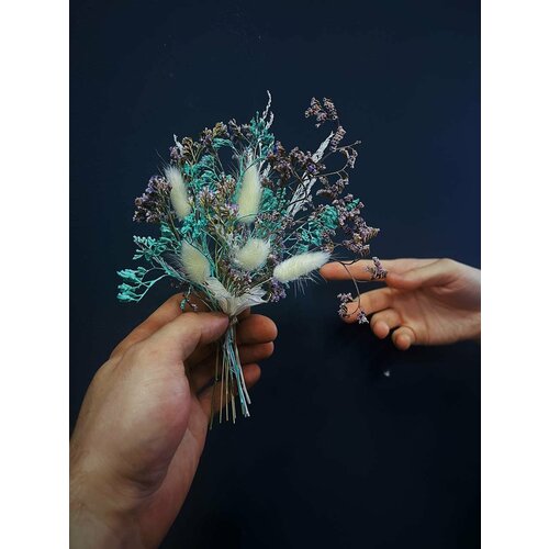 Лазурный букетик из premium сухоцветов FLOLEFOR 350₽