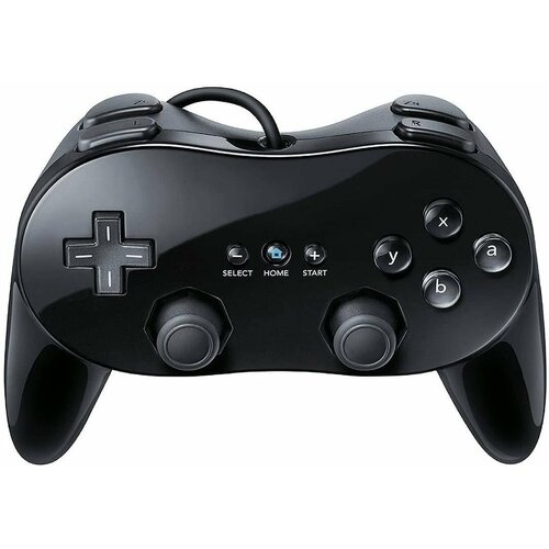 Классический проводной геймпад Classic Wired Controller Pro Wii Black (Neutral)