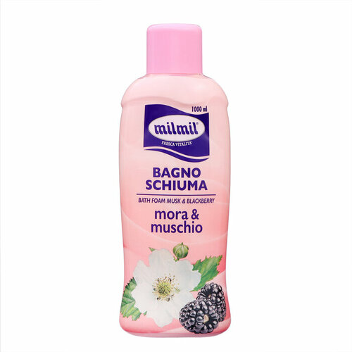 Пена для душа и ванны Musk & Blackberry MILMIL, 1000 мл