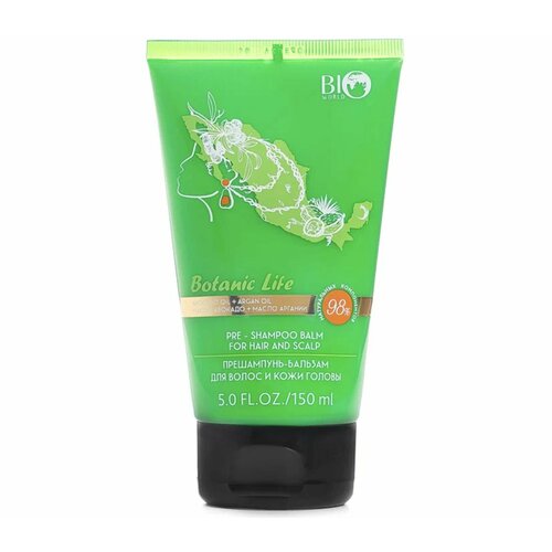 Bio world botanica Прешампунь бальзам для волос и кожи головы, 150 мл