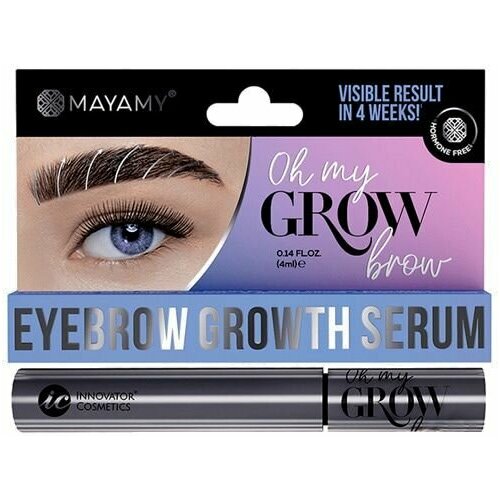 Сыворотка для роста бровей INNOVATOR COSMETICS Mayamy Oh my Grow сыворотка для роста ресниц innovator cosmetics mayamy oh my grow 4 мл