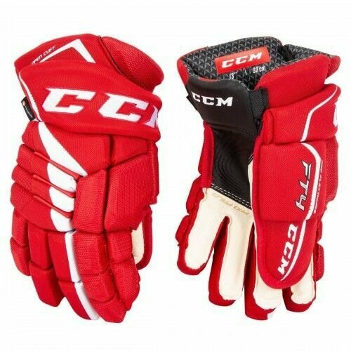 перчатки ccm jetspeed ft485 jr 11 nav wht Перчатки хоккейные CCM/ Краги Jetspeed FT4 (JR)