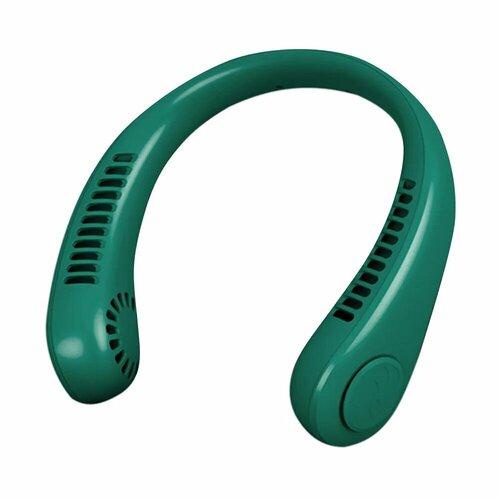 Портативный беспроводной вентилятор USB на шею подвесной шейный вентилятор синий 110000₽