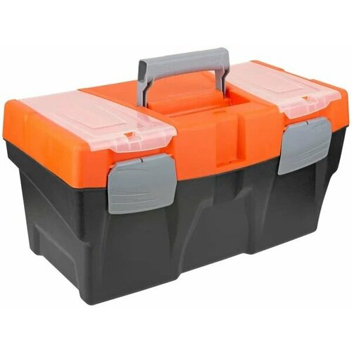 Ящик для инструмента пластмассовый 23 585х295х295мм усиленный Bohrer 2362₽