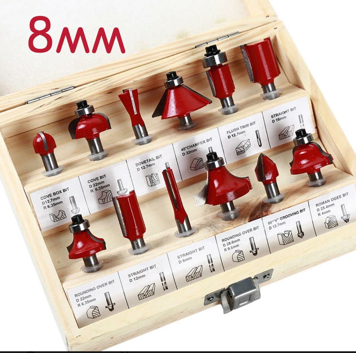 фото НАБОР ФРЕЗ 12ШТ