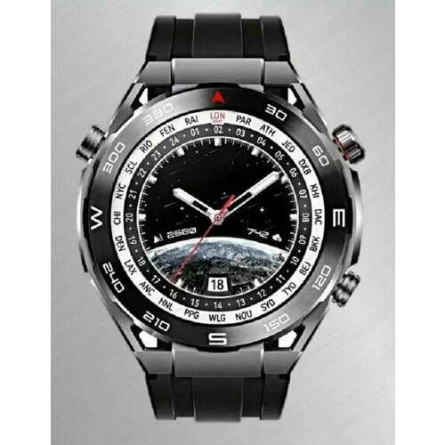 Умные часы WO X5 Pro Max Smart Watch 2 ремешка черные 341600₽