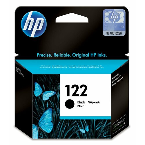 картридж hp ch561he 120 стр черный Картридж струйный HP 122 CH561 чер. для DJ 1050/2050