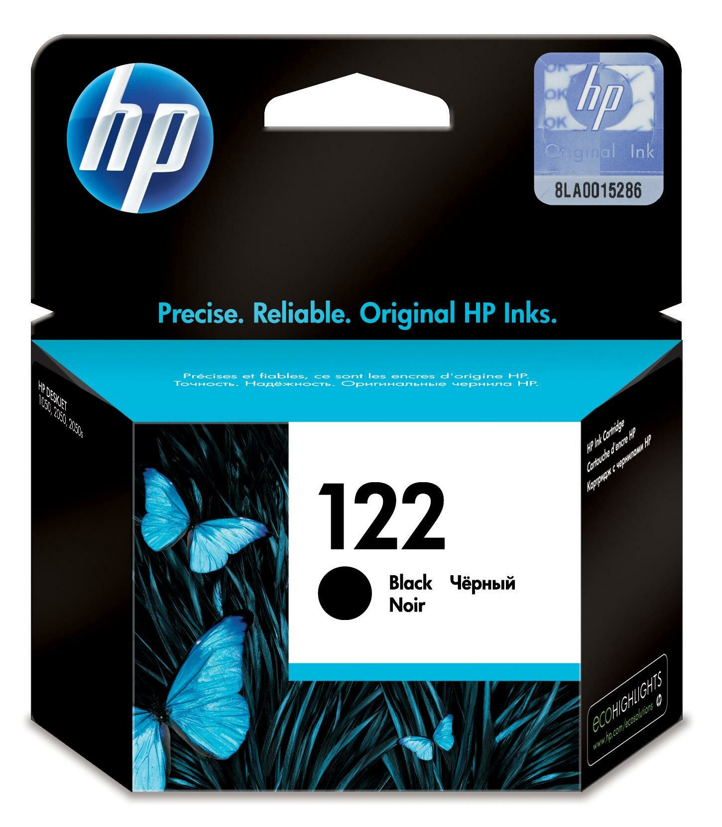 Картридж струйный HP 122 CH561 чер. для DJ 1050/2050