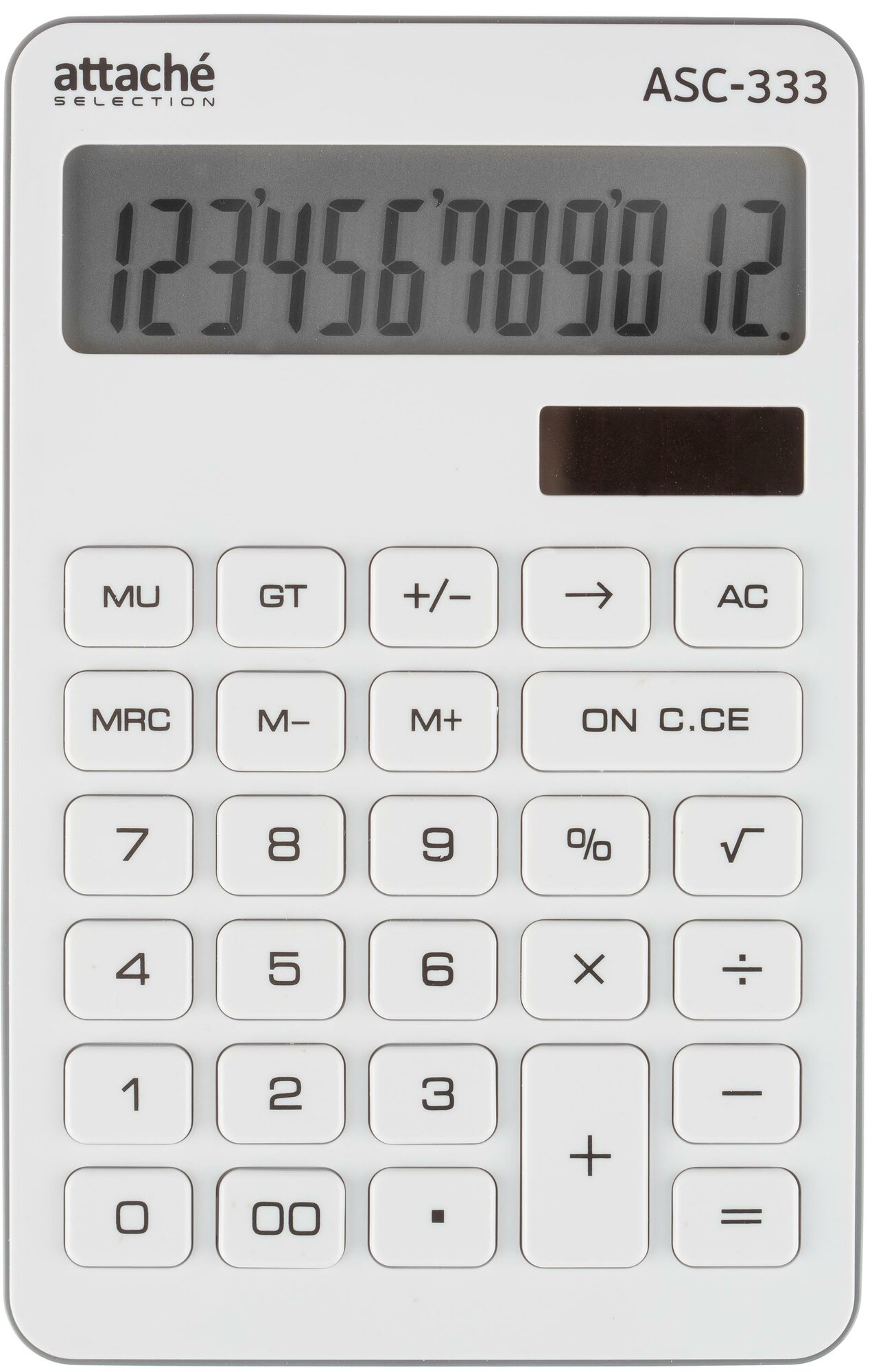 Калькулятор настольный комп Attache Selection ASС-33312р дв. пит170x108бел