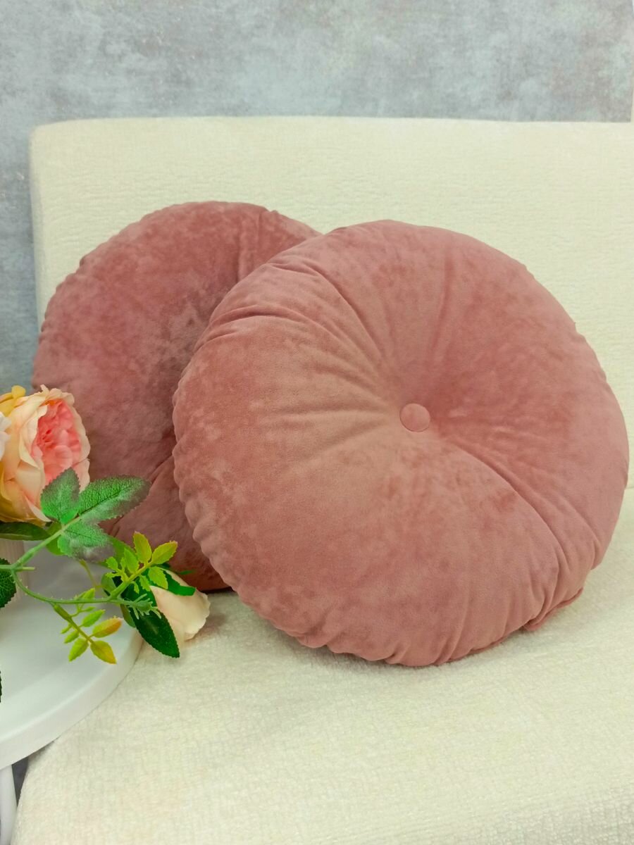 фото Подушки круглые диванные 2 шт.