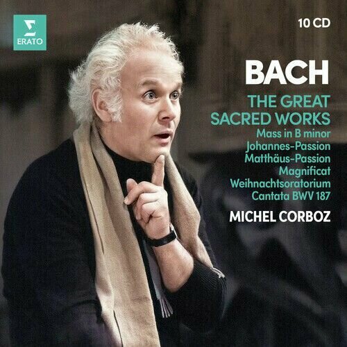 corboz sacred music Michel Corboz - Bach: The Great Sacred Works (Box) (10CD) 2023 Papersleeves In Box Аудио диск