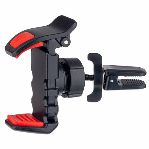 Автодержатель для смартфонанавигатора PH-541 до 75 на воздуховод прищепка черныйкрасный 404₽