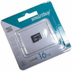 microSD 16GB Class 10 (без адаптера) Smartbuy UHS-1