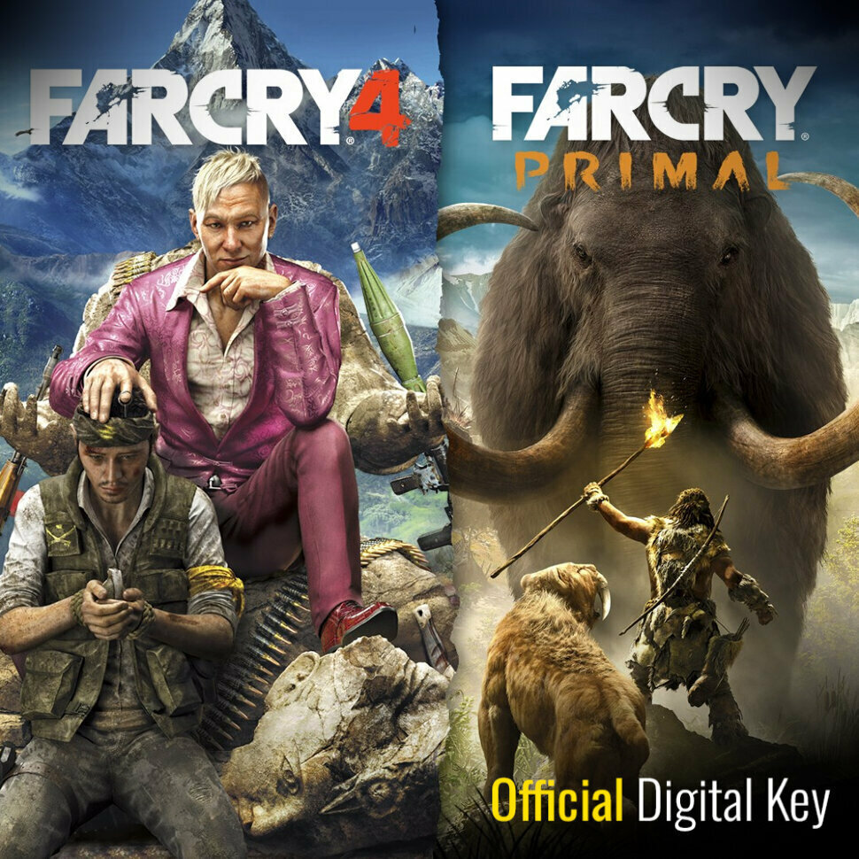 Игра Far Cry 4 + Far Cry Primal Bundle Xbox One, Xbox Series S, Xbox Series X цифровой ключ, Русский язык — фото 1