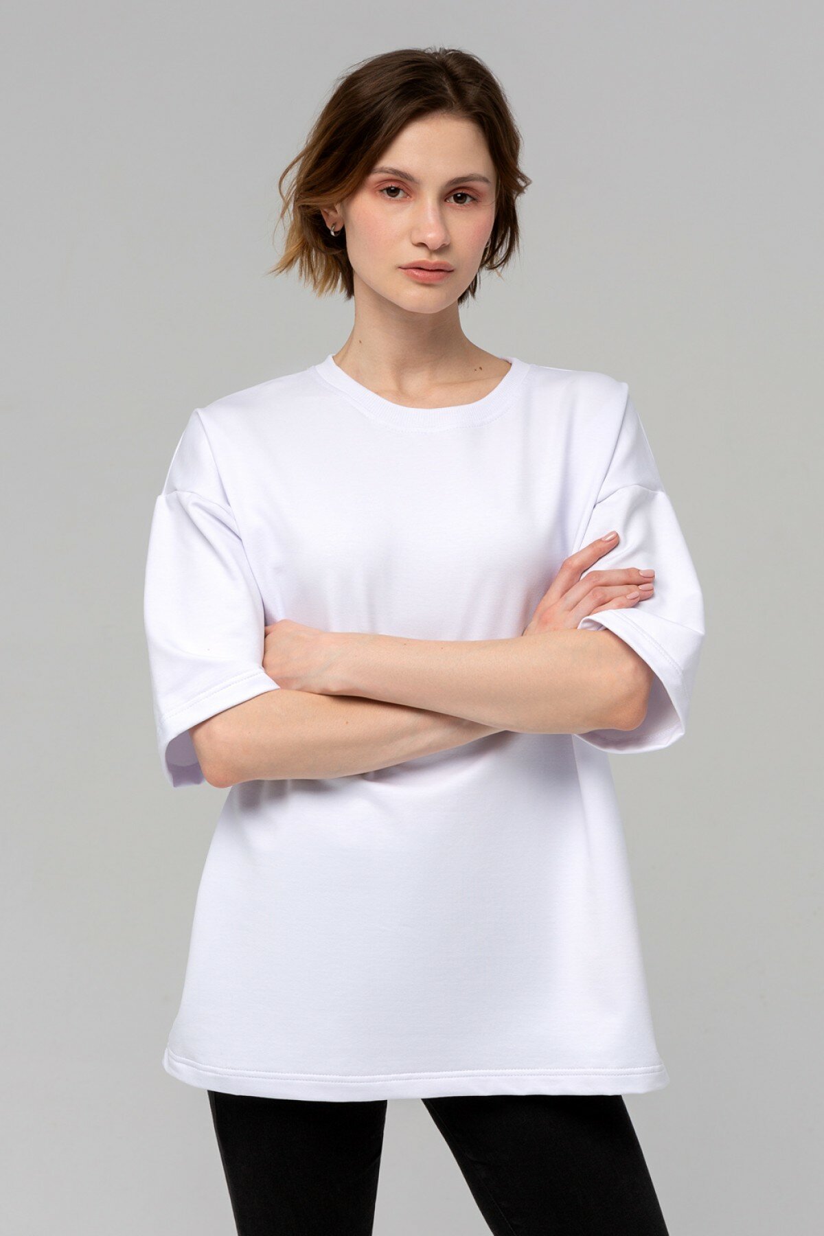 Футболка Магазин Толстовок, размер XS-44-Unisex-(Женский), Белый/White