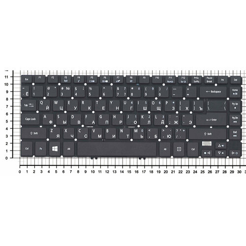 Клавиатура для ноутбука Acer Aspire V5-473G черная клавиатура для ноутбука acer aspire v5 473g черная