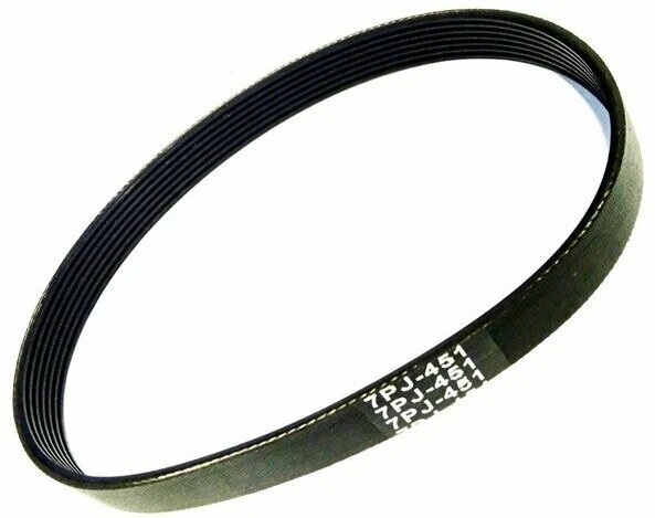 фото Ремень приводной 7PJ-451 для газонокосилок PATRIOT, DDE, CARVER, AL-KO, MTD, ЗУБР и. т. д.