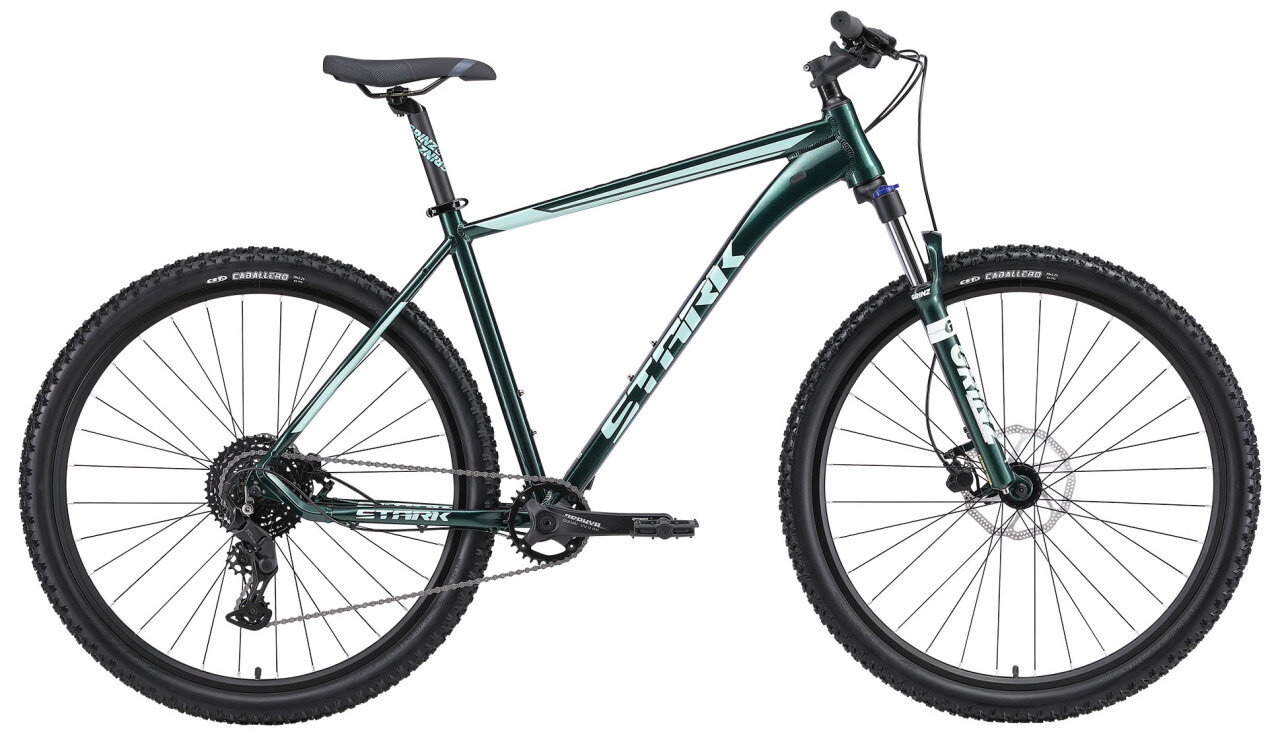 Горный велосипед Stark Router 29.4 HD (2024) 18" Зелено-бирюзовый (165-174 см)