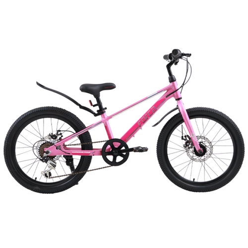 Детский велосипед TechTeam Forca 20 (2024), розовый (NN012563) велосипед techteam level 20 фисташковый