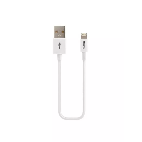 Кабель USB-Lightning Olmio, 2,1 А, 1 м, белый