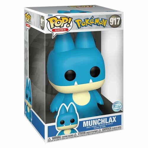 Фигурка Funko POP! Games Pokemon: Munchlax 10 фигурка funko pop games pokemon munchlax emea 69087 25 см