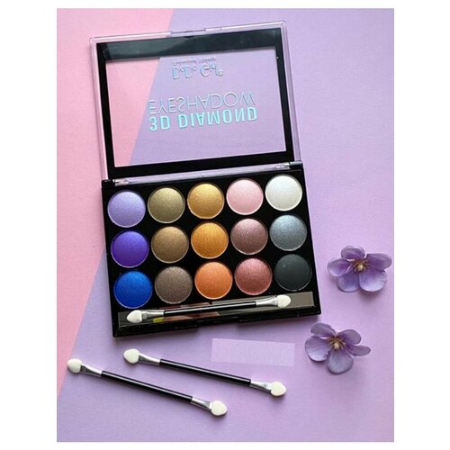 Палетка теней для век и глаз 15. оттенков