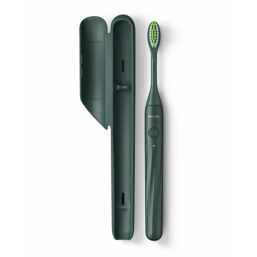 Электрическая зубная щетка Philips HY1200/08, темно-зеленый