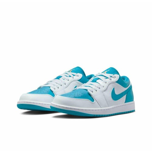 Кроссовки NIKE Air Jordan 1 Low, размер 44 EU / 28 cm, синий, голубой кроссовки jordan размер 44 eu мультиколор